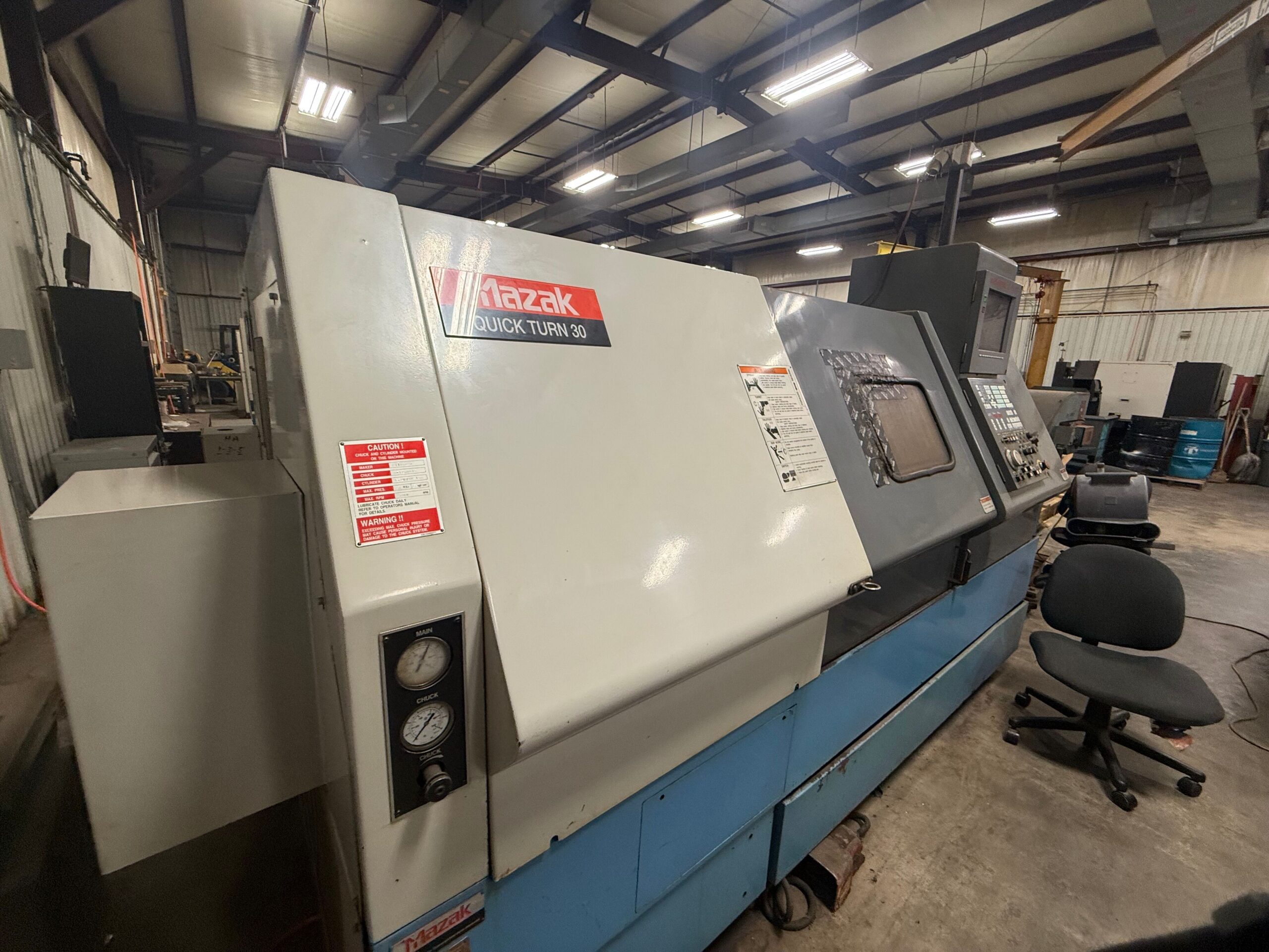 3199 USED 1996 MAZAK QTN30 ISSUE SCREEN – Texas Machinery Exchange
